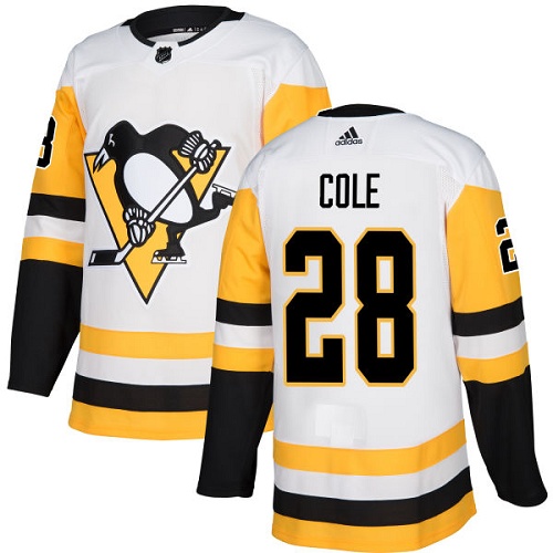 Kinder Pittsburgh Penguins Eishockey Trikot Ian Cole #28 Authentic Weiß Auswärts